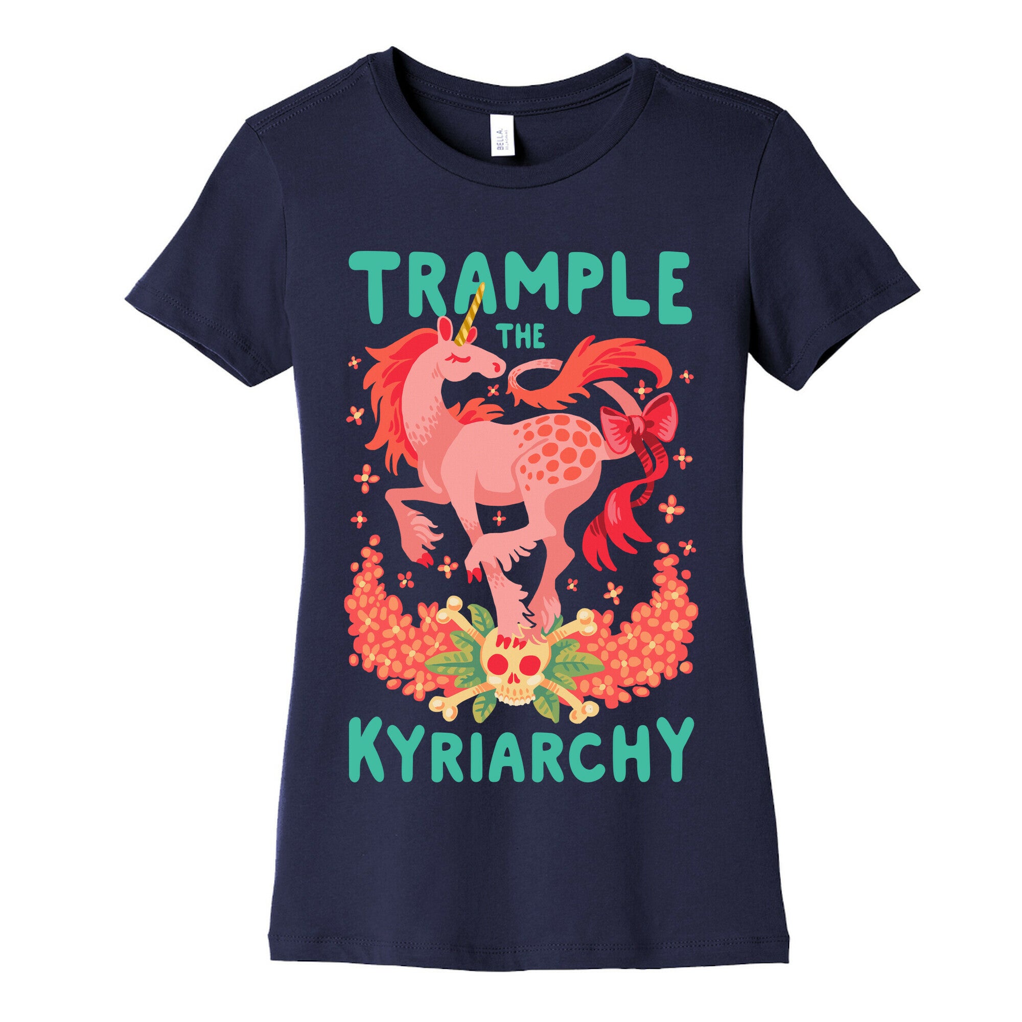 Trample the Kyriarchy Women's Cotton Tee